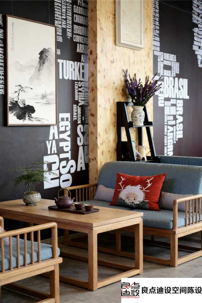 工业风撞上中式禅意，这家咖啡店装修软装设计直接封神了!